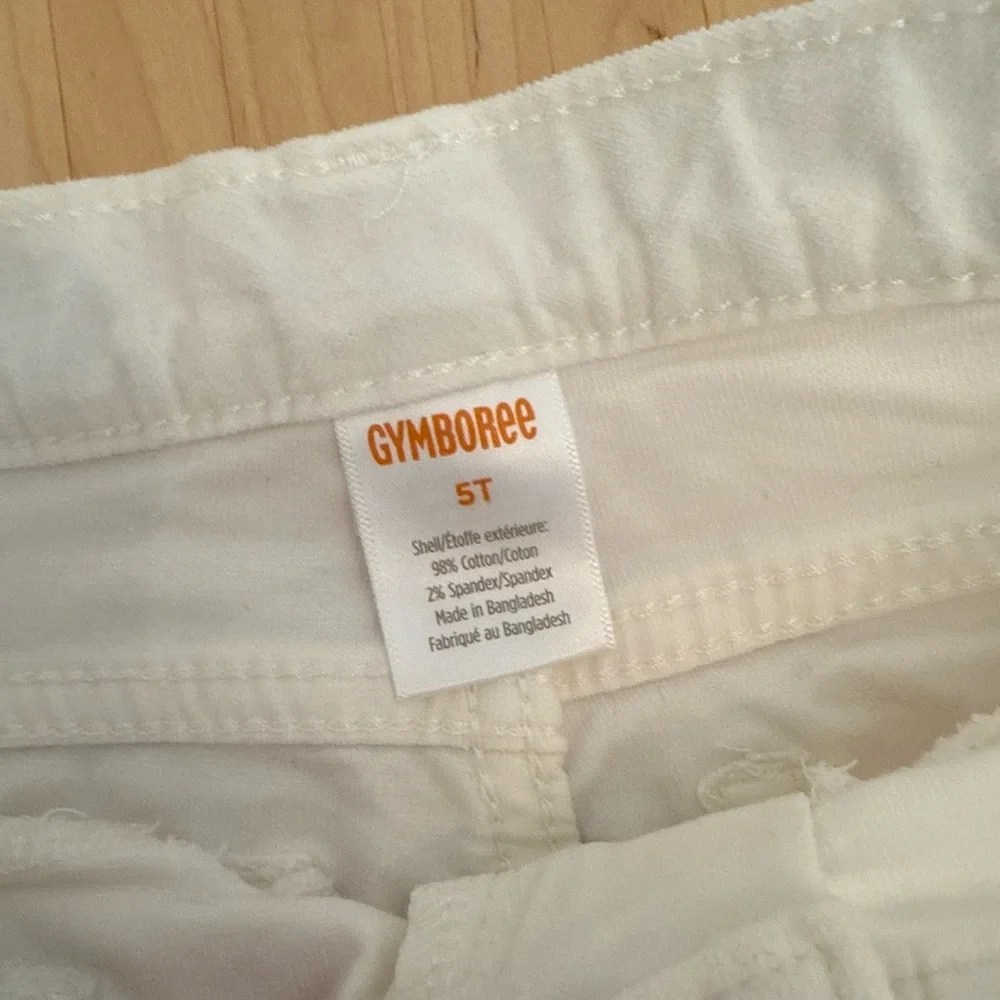 Gymboree Girls 5T White Velvet Bootcut Pants NWOT Soft Dressy Holiday